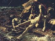 Theodore   Gericault Raft of the Medusa oil painting reproduction